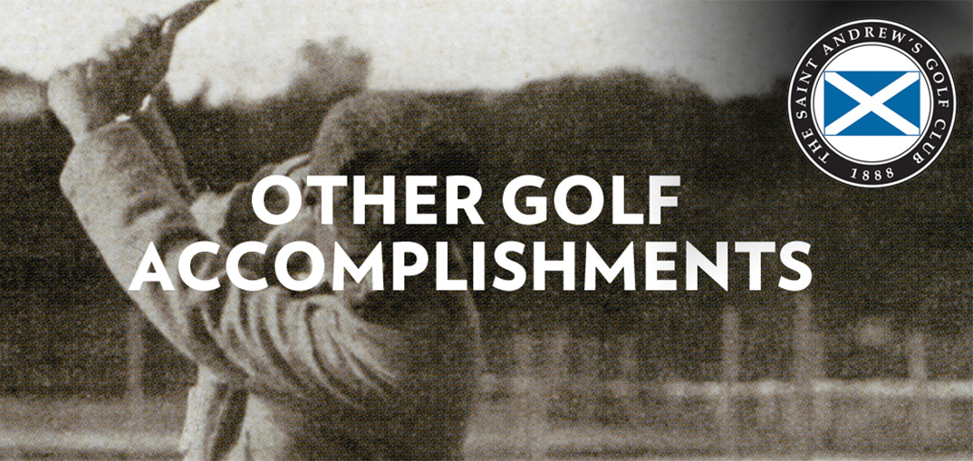 golf accomplishments